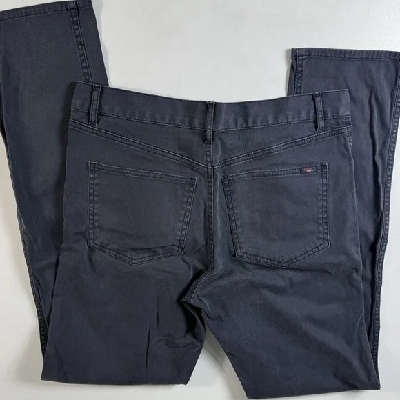 Faherty Pants Men's 31x32 Movement 5 Pocket Stretch Casual Performance Dark Blue - Picture 3 of 8